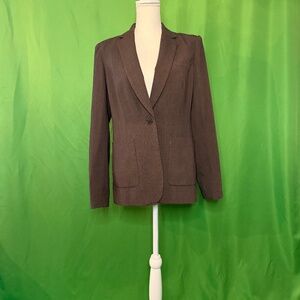BODY by Victoria Brown Blazer SIZE: 14
